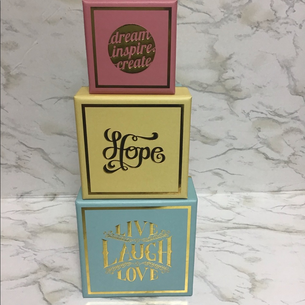 3pc decorative boxes